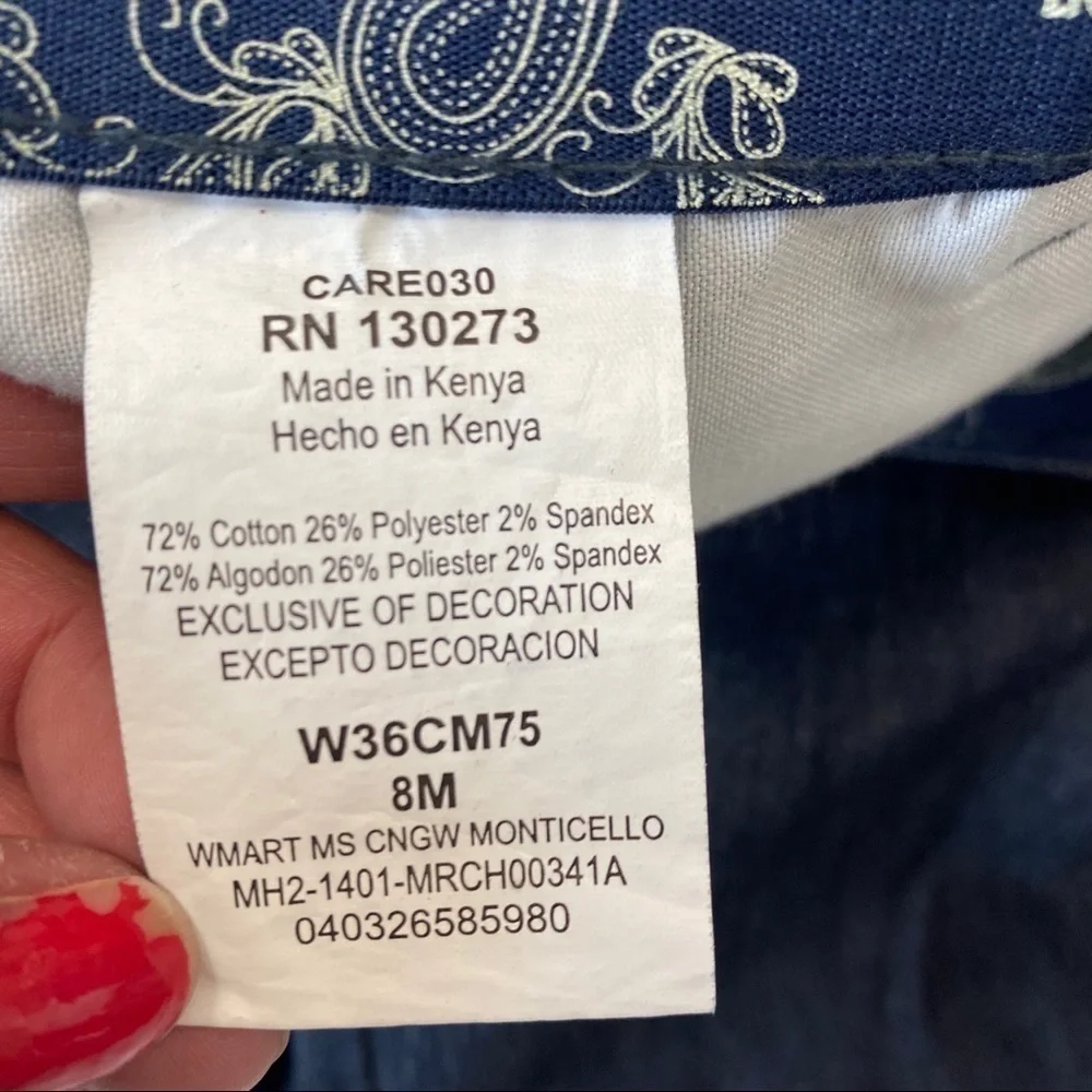 LEE Rider Elastic waist Cropped Jeans Trousers